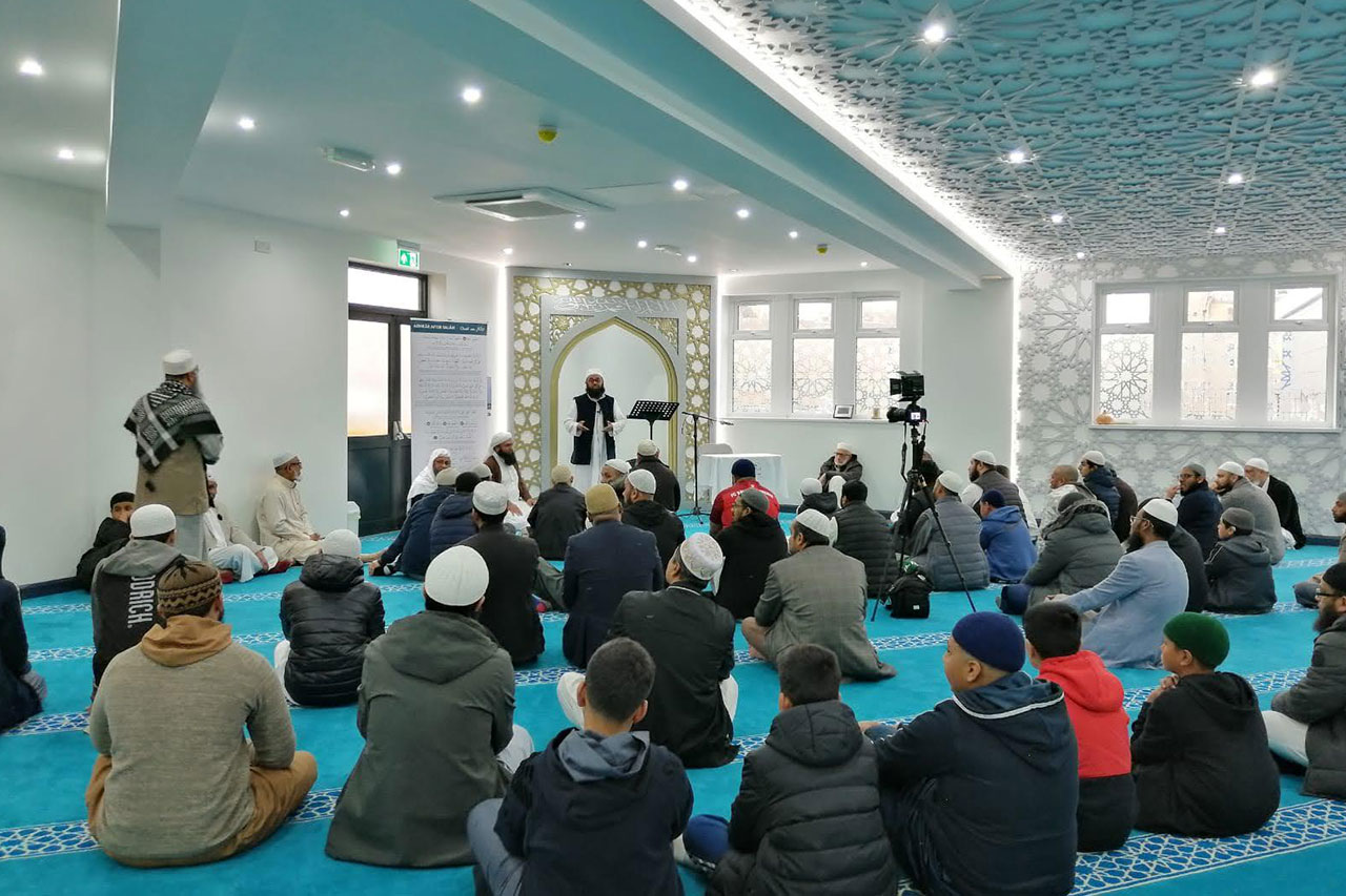 Islamic bayan and community talk at Al Hikmah Learning Centre & Masjid in Bradford